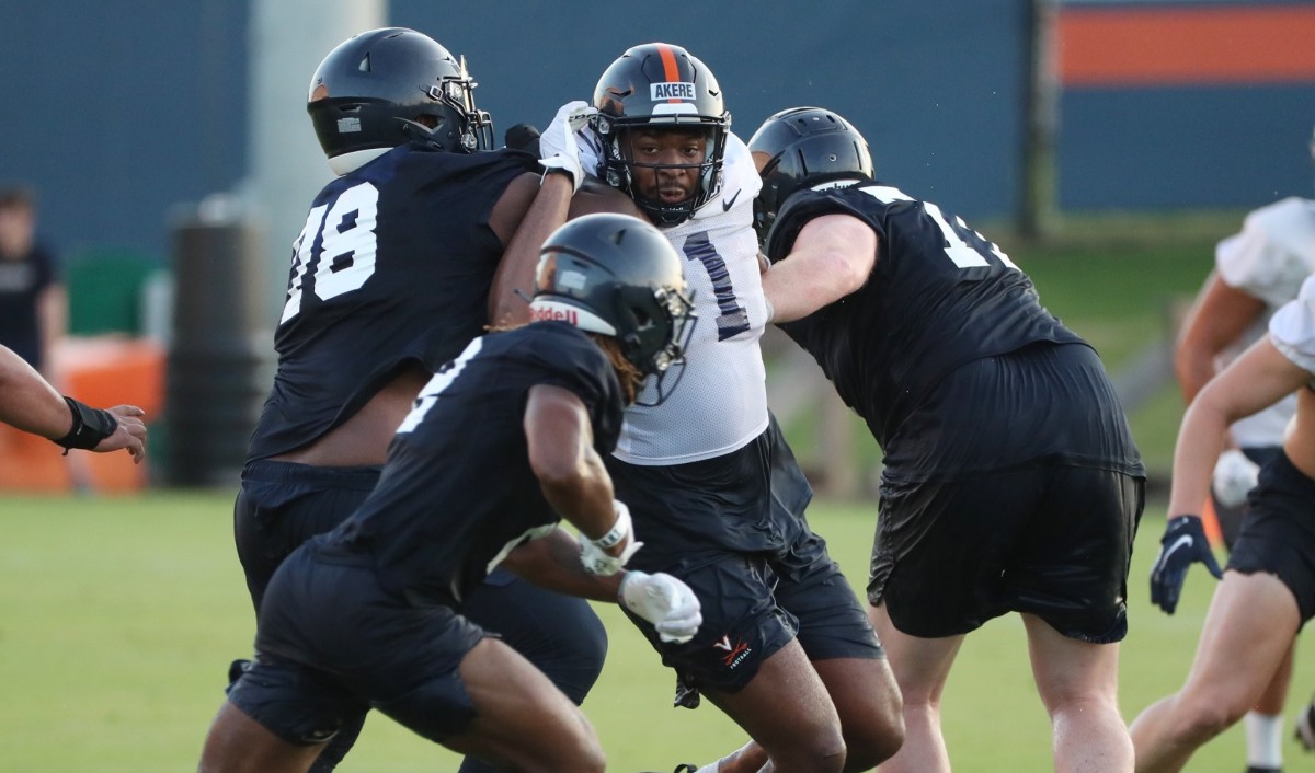 Virginia Cavaliers football practice